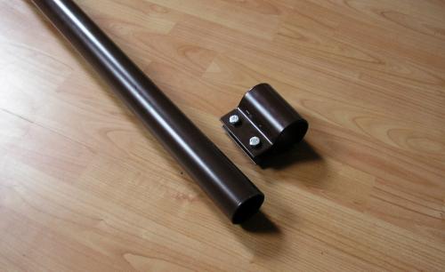 x1731 Trubka zachytvae na PVC krytiny, prm. 50 mm, dlka 2 m